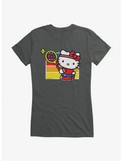 Deals 🎁 Hello Kitty Color Tennis Serve 👧 Girls T-Shirt ⌛