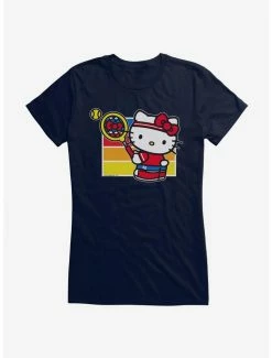 Flash Sale ❤️ Hello Kitty Color Tennis Serve 👧 Girls T-Shirt 🔔 -Hello Kitty Sales Shop 18940576 hi