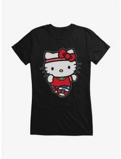 Discount ❤️ Hello Kitty Quick Run 👧 Girls T-Shirt 😀