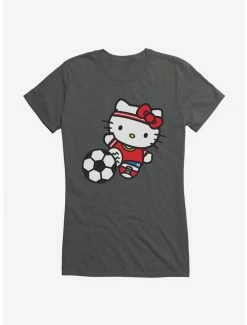 Cheapest 🔔 Hello Kitty Soccer Kick 👧 Girls T-Shirt 😍