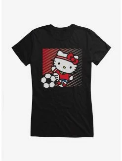 Best Pirce ⌛ Hello Kitty Soccer Speed 👧 Girls T-Shirt 😀 -Hello Kitty Sales Shop 18940695 hi