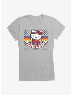 Discount 🌟 Hello Kitty Sports & Dots 👧 Girls T-Shirt 🤩