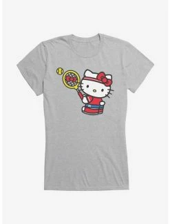 Coupon ✨ Hello Kitty Tennis Serve 👧 Girls T-Shirt 🧨