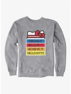 Best Sale ❤️ Hello Kitty Dream It Believe It Achieve It Sweatshirt 🎉