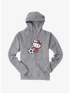 Hot Sale ⌛ Hello Kitty Soccer Kick Hoodie 👏
