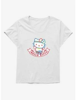 Coupon ⌛ Hello Kitty Color Sports 👧 Girls T-Shirt Plus Size 😀 -Hello Kitty Sales Shop 18943186 hi