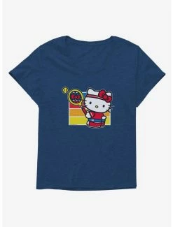 Discount 🎉 Hello Kitty Color Tennis Serve 👧 Girls T-Shirt Plus Size ⭐ -Hello Kitty Sales Shop 18943249 hi