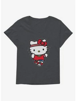 Outlet 💯 Hello Kitty Quick Run 👧 Girls T-Shirt Plus Size 👍