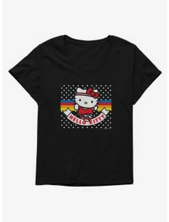 Flash Sale ✨ Hello Kitty Sports & Dots 👧 Girls T-Shirt Plus Size 🔥 -Hello Kitty Sales Shop 18943411 hi