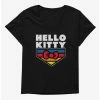 Cheap 💯 Hello Kitty Sports Logo 👧 Girls T-Shirt Plus Size 😉