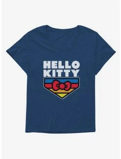 Cheap 💯 Hello Kitty Sports Logo 👧 Girls T-Shirt Plus Size 😉 -Hello Kitty Sales Shop 18943501 hi