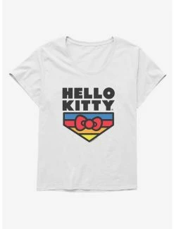 Deals 😍 Hello Kitty Sports Logo 👧 Girls T-Shirt Plus Size ✨