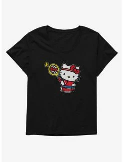 Discount 🤩 Hello Kitty Tennis Serve 👧 Girls T-Shirt Plus Size ❤️ -Hello Kitty Sales Shop 18943591 hi