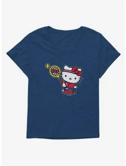 Discount ๐คฉ Hello Kitty Tennis Serve ๐ง Girls T-Shirt Plus Size โค๏ธ