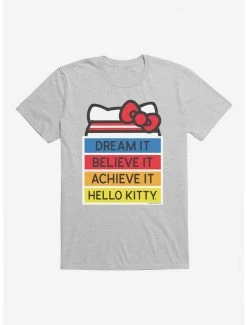 Best Sale 😍 Hello Kitty Dream It Believe It Achieve It T-Shirt 🎉