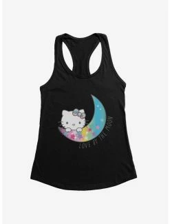Cheap 🔥 Hello Kitty Love By The Moon 👧 Girls Tank ⭐ -Hello Kitty Sales Shop 18963519 hi