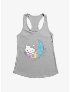 Cheap 🔥 Hello Kitty Love By The Moon 👧 Girls Tank ⭐ -Hello Kitty Sales Shop 18963526 hi