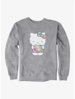 Promo 🔔 Hello Kitty Starshine Heart Sweatshirt 🎁 -Hello Kitty Sales Shop 18964415 hi