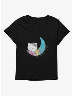 Brand new 🎉 Hello Kitty Love By The Moon 👧 Girls T-Shirt Plus Size 🎉 -Hello Kitty Sales Shop 18964856 hi