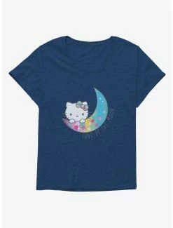 Brand new 🎉 Hello Kitty Love By The Moon 👧 Girls T-Shirt Plus Size 🎉 -Hello Kitty Sales Shop 18964874 hi