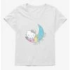 Brand new 🎉 Hello Kitty Love By The Moon 👧 Girls T-Shirt Plus Size 🎉
