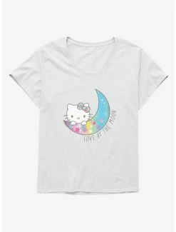 Brand new ๐ Hello Kitty Love By The Moon ๐ง Girls T-Shirt Plus Size ๐