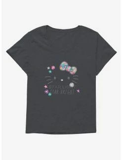 Flash Sale ✨ Hello Kitty Star Light Star Bright 👧 Girls T-Shirt Plus Size 🌟