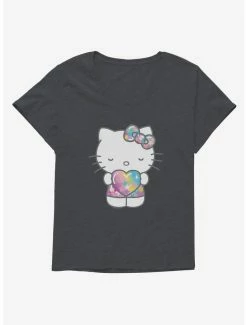 Promo 😀 Hello Kitty Starshine Heart 👧 Girls T-Shirt Plus Size 😀 -Hello Kitty Sales Shop 18964973 hi