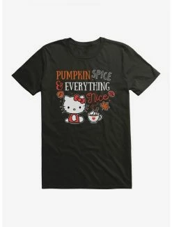 Best reviews of 🥰 Hello Kitty Pumpkin Spice & Everything Nice T-Shirt 🌟 -Hello Kitty Sales Shop 19175142 hi