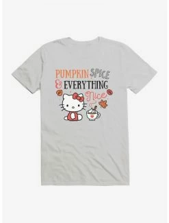 Best reviews of 🥰 Hello Kitty Pumpkin Spice & Everything Nice T-Shirt 🌟 -Hello Kitty Sales Shop 19175196 hi