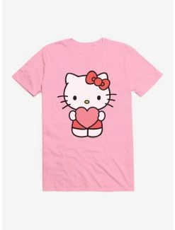 Wholesale 🔔 Hello Kitty Holding Heart T-Shirt 😉 -Hello Kitty Sales Shop 19175304 hi