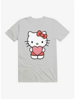 Wholesale 🔔 Hello Kitty Holding Heart T-Shirt 😉 -Hello Kitty Sales Shop 19175340 hi