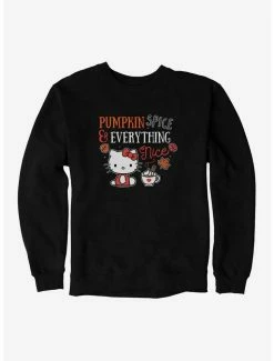 Flash Sale 🎉 Hello Kitty Pumpkin Spice & Everything Nice Sweatshirt 🤩 -Hello Kitty Sales Shop 19175786 hi