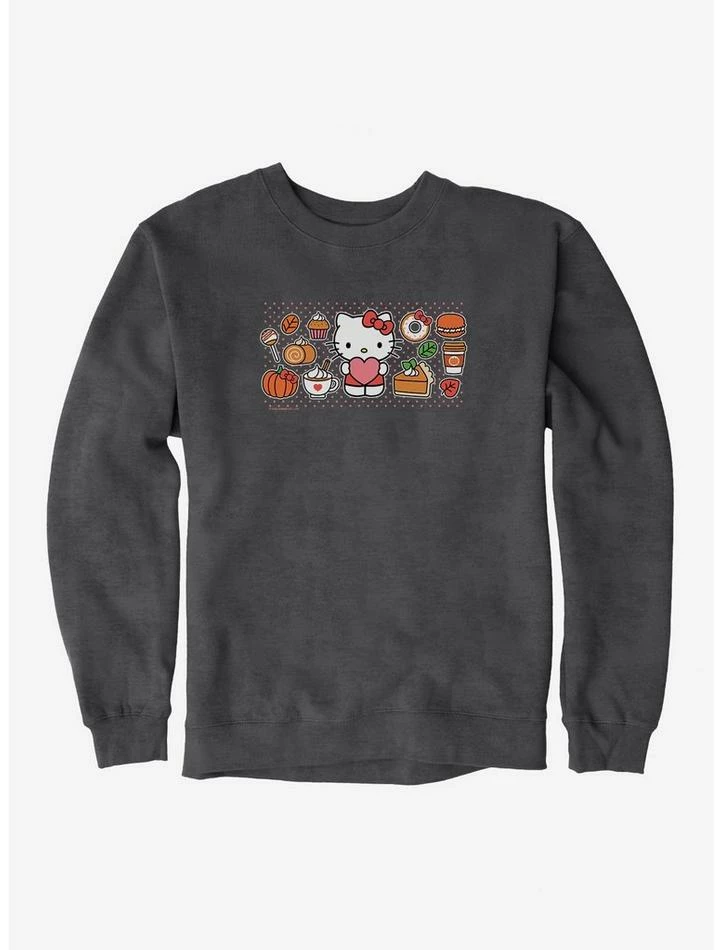 Coupon 👍 Hello Kitty Pumpkin Spice Food & Decor Sweatshirt 🔔 5 Coupon 👍 Hello Kitty Pumpkin Spice Food & Decor Sweatshirt 🔔 - Image 5