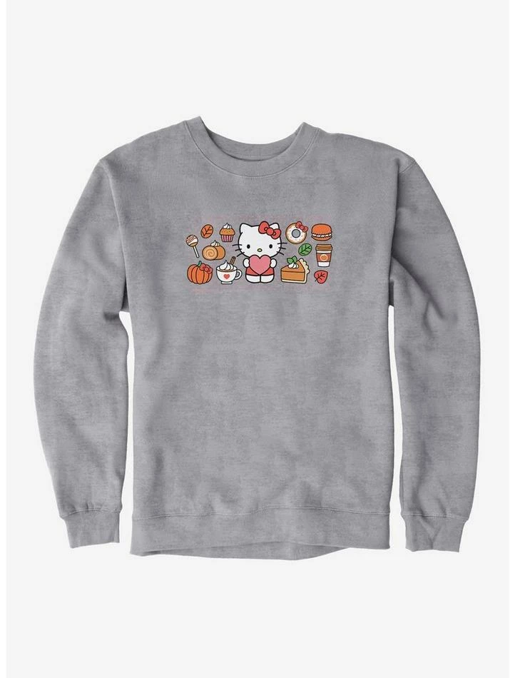 Coupon 👍 Hello Kitty Pumpkin Spice Food & Decor Sweatshirt 🔔 6 Coupon 👍 Hello Kitty Pumpkin Spice Food & Decor Sweatshirt 🔔 - Image 6