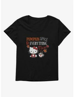 Outlet ✔️ Hello Kitty Pumpkin Spice & Everything Nice 👧 Girls T-Shirt Plus Size 🌟 -Hello Kitty Sales Shop 19178061 hi