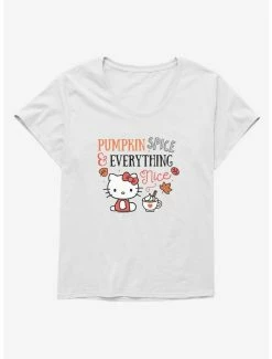 Outlet ✔️ Hello Kitty Pumpkin Spice & Everything Nice 👧 Girls T-Shirt Plus Size 🌟 -Hello Kitty Sales Shop 19178088 hi