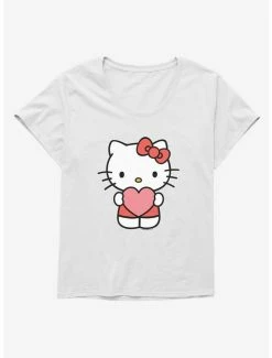 Budget 💯 Hello Kitty Heart 👧 Girls T-Shirt Plus Size 🌟