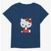 Best deal 😀 Hello Kitty Sitting 👧 Girls T-Shirt Plus Size 🥰