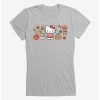 New 😀 Hello Kitty Pumpkin Spice Food & Decor 👧 Girls T-Shirt ✨