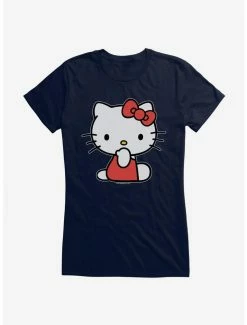 Flash Sale 🎉 Hello Kitty Sitting 👧 Girls T-Shirt 🥰 -Hello Kitty Sales Shop 19178515 hi