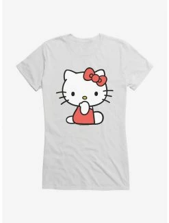 Flash Sale 🎉 Hello Kitty Sitting 👧 Girls T-Shirt 🥰 -Hello Kitty Sales Shop 19178522 hi