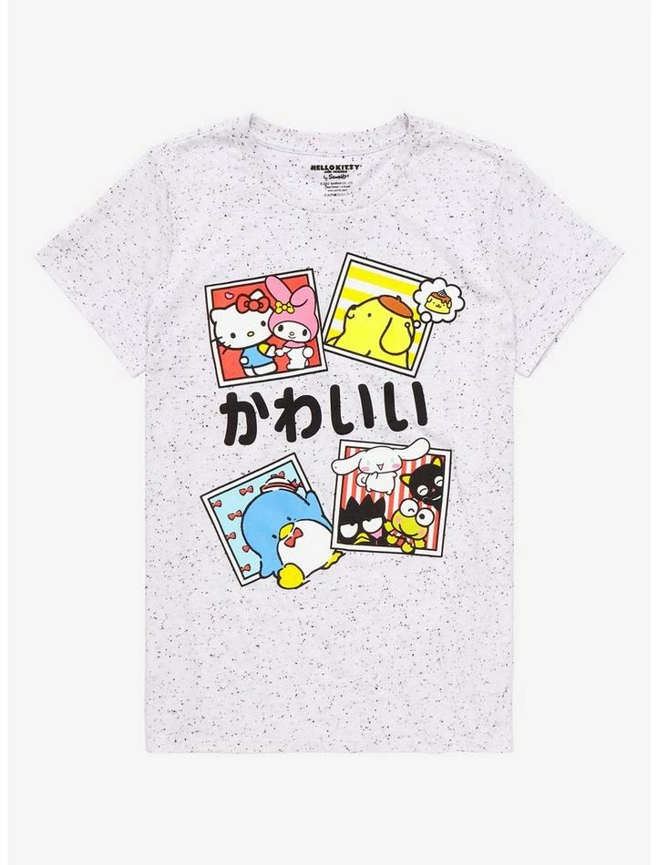 Best Pirce ✔️ Hello Kitty And Friends Photo Speckled 👧 Girls T-Shirt 🎁 1 Best Pirce ✔️ Hello Kitty And Friends Photo Speckled 👧 Girls T-Shirt 🎁