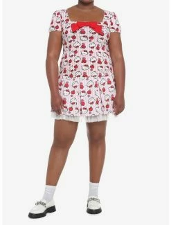 Best reviews of 🌟 Hello Kitty Apple Stripe Pleated 👗 Skirt Plus Size 😉 -Hello Kitty Sales Shop 19293543 av2