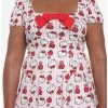 Best reviews of 🧨 Hello Kitty Apple Stripe 👧 Girls Skimmer Top Plus Size 👍