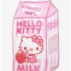 Cheapest 😉 Hello Kitty Milk Carton Figural Throw Blanket 🥰