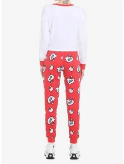 Hot Sale 👍 Hello Kitty Apple 👧 Girls Skimmer Long-Sleeve Pajama Top 🌟 -Hello Kitty Sales Shop 19320912 av2