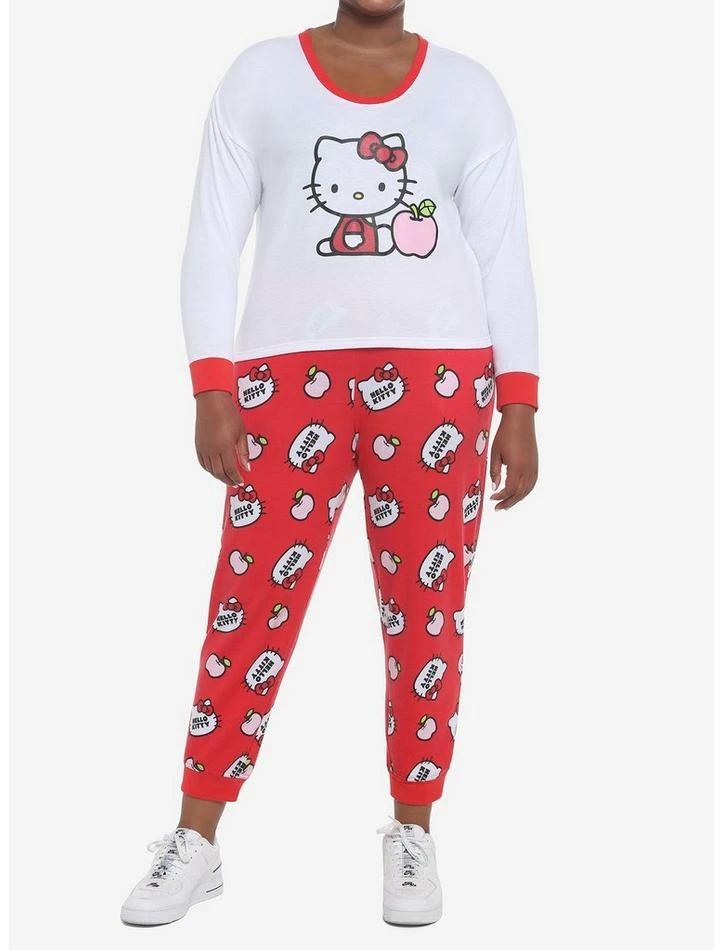 Buy 🛒 Hello Kitty Apple 👧 Girls Jogger Pajama Pants Plus Size 👍 3 Buy 🛒 Hello Kitty Apple 👧 Girls Jogger Pajama Pants Plus Size 👍 - Image 3