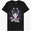 Budget ✔️ Kuromi Fortune Telling Boyfriend Fit 👧 Girls T-Shirt 🌟