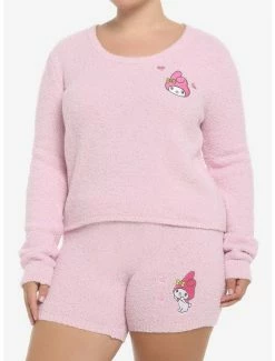 Best Pirce ⌛ My Melody Hearts 👧 Girls Lounge Set Plus Size 🎁